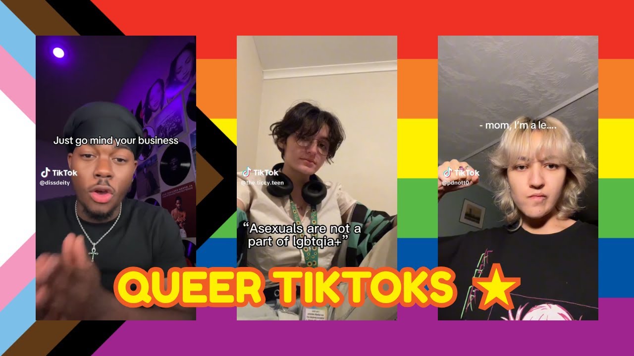QUEER TIKTOKS ☆⋆｡𖦹&deg;‧★ (1K & PRIDE MONTH SPECIAL)