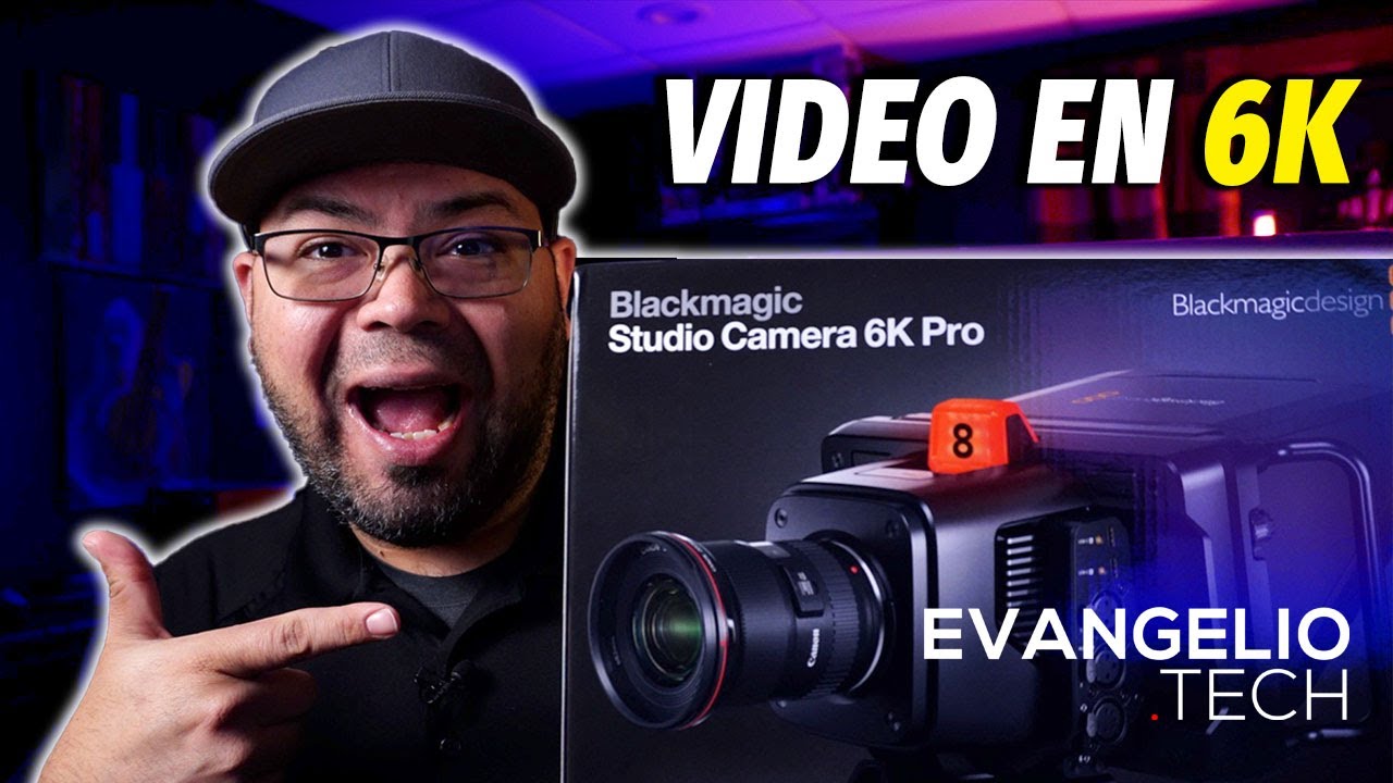 Blackmagic Studio Camera 6K Pro — Unboxing En Español
