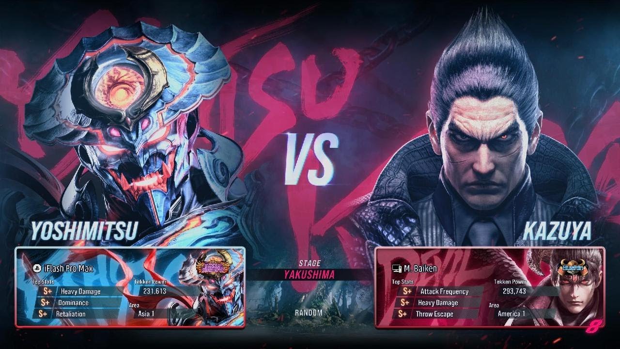 Kazuya is a quick fix for Yoshimitsu