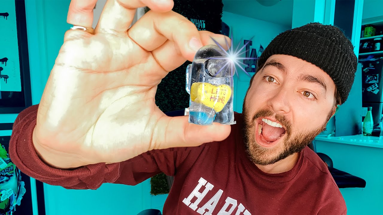Making a DIAMOND AMONG US CHARACTER + GIVEAWAY!