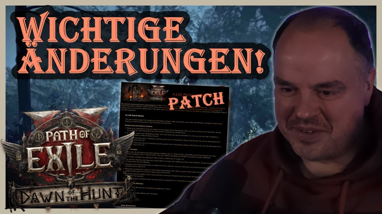 PoE 2 PATCH News 🔥 ENDLICH: Ascendancy wechseln, Atlas Marker, Taschen &Auml;nderungen und vieles mehr!