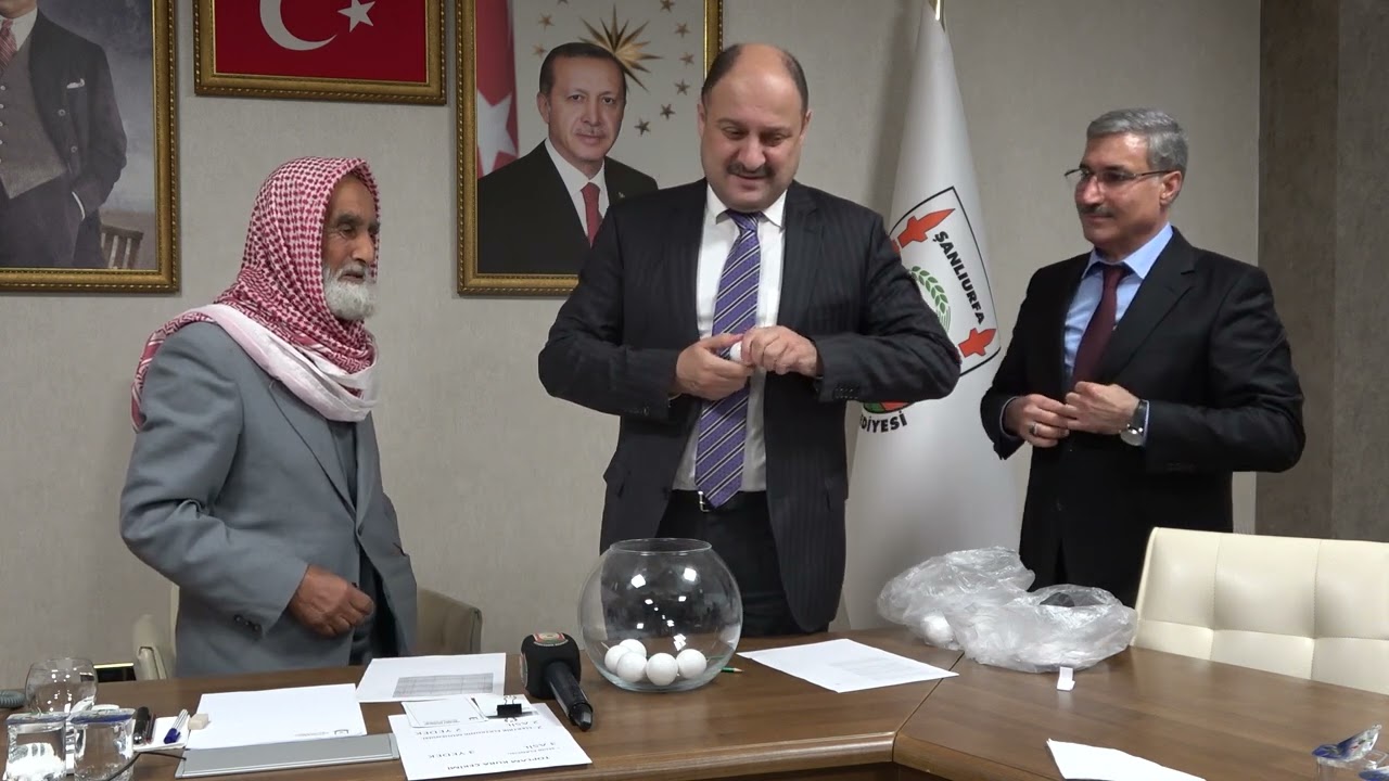 BAŞKAN GÜLPINAR’IN ŞEFFAF ALIM POLİTİKASI “ŞANLIURFA’DA KURA ÇEKİMİYLE 5 YENİ İSİM BELİRLENDİ”