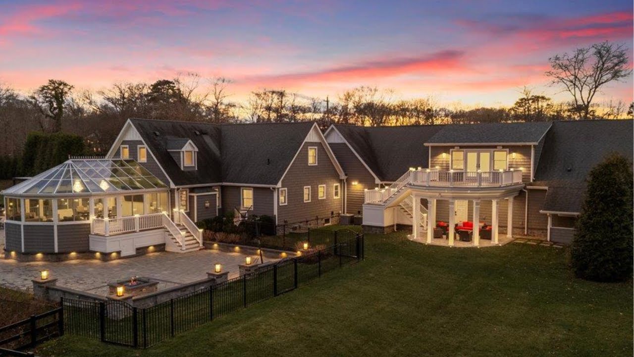 INSIDE a Hampton Bays Waterfront Estate with Pool, Theater & US Open–Ready Luxury | SERHANT. Tour