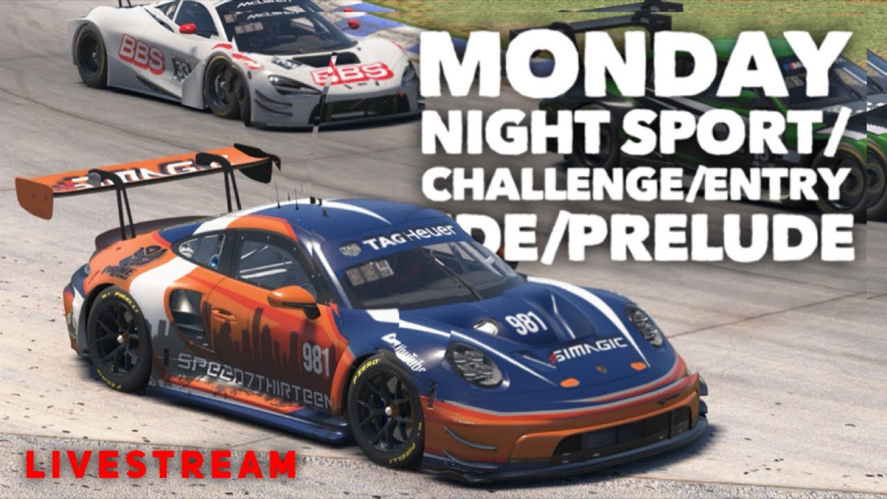 iRacing: PCA monday night league practice (Portrait)