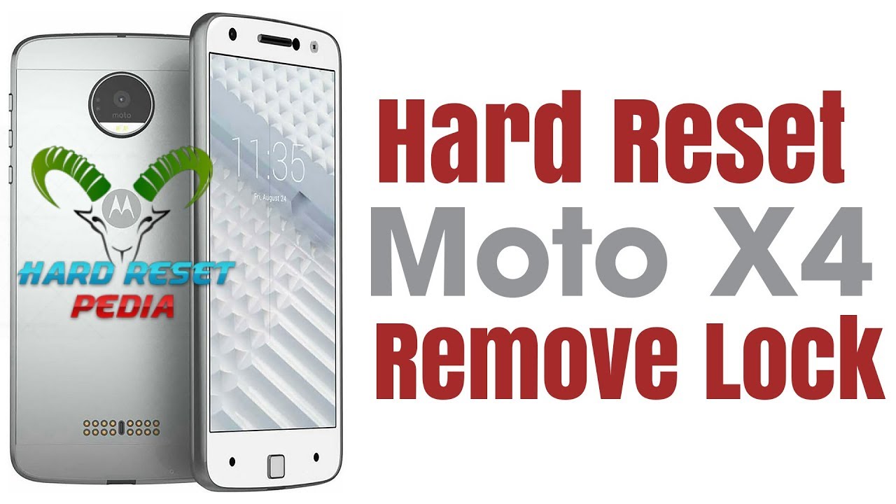 ☑️ Hard Reset MOTOROLA MOTO X4 XT1900-2