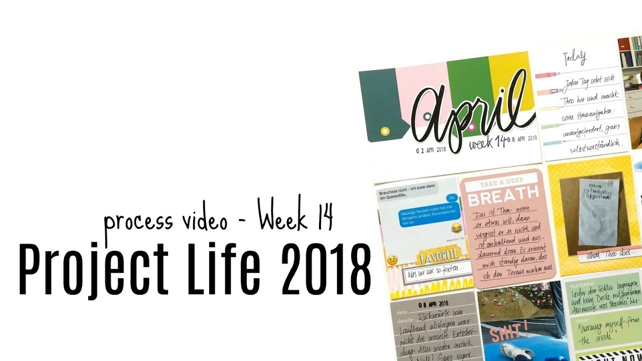 Project Life Process: Week 14/2018 * feed your craft * Brandi Kincaid