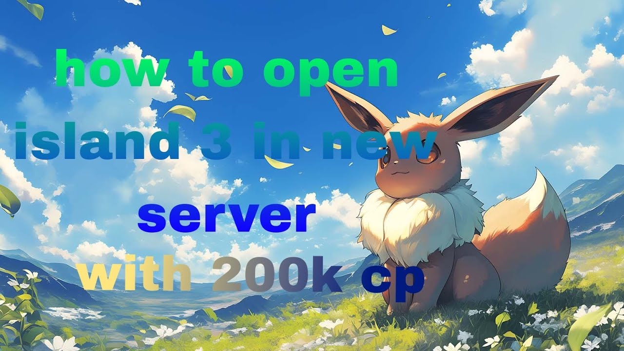 monster gigantamax pocket isekai new server day 5 how open dragon island 3 with 200k cp @AIMSPRINT
