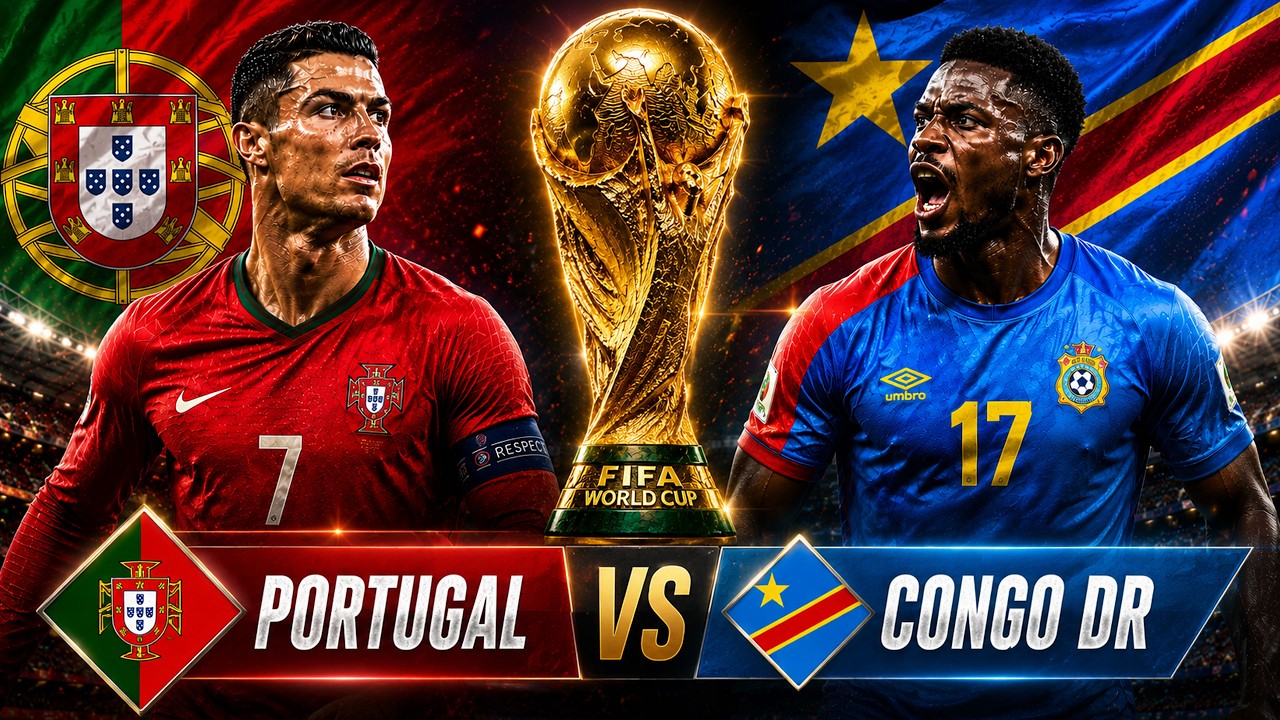 Portugal vs Congo DR LIVE | CR7 LIVE | FIFA World Cup 2026 LIVE | LIVE Score & Watchalong