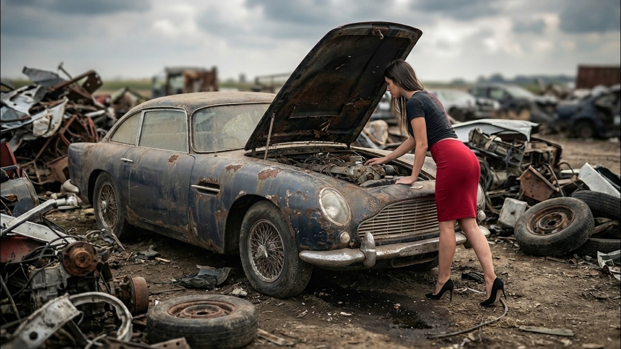 AASMR Car Restoration Old ! Full Restoration Navy Aston Martin DB5 1964