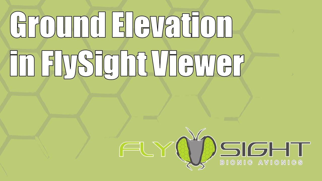 Ground Elevation in FlySight Viewer