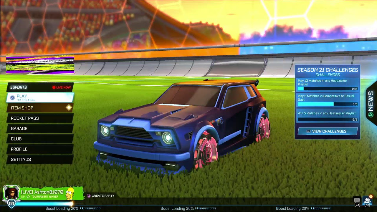 RL just chillin for a bit might go for some clips