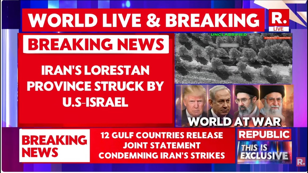 US-Israel-Iran War LIVE: Iran's Lorestan Province Hit By Strikes, 12 Killed And 116 Injured
