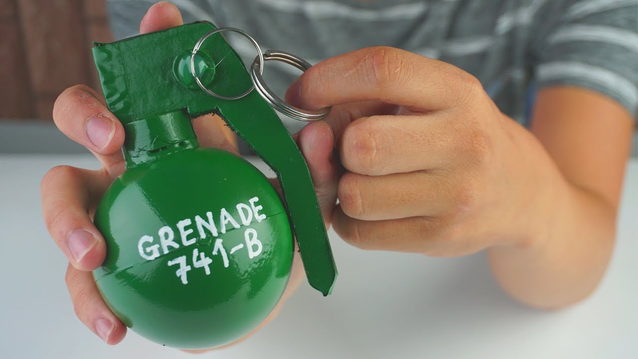How To Make PUBG Grenade From Cardboard | DIY By King OF Crafts