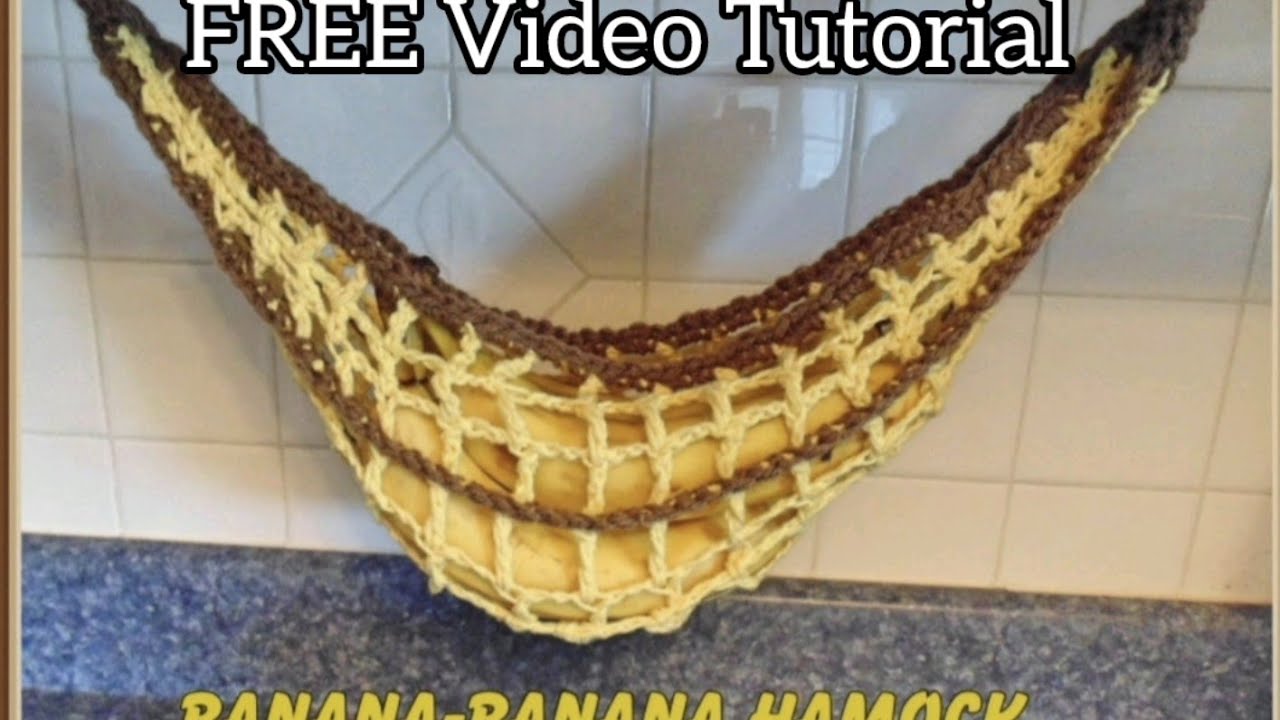 Easy Crochet Banana Hammock | Free Pattern | Perfect Gift or Craft Show Best Seller