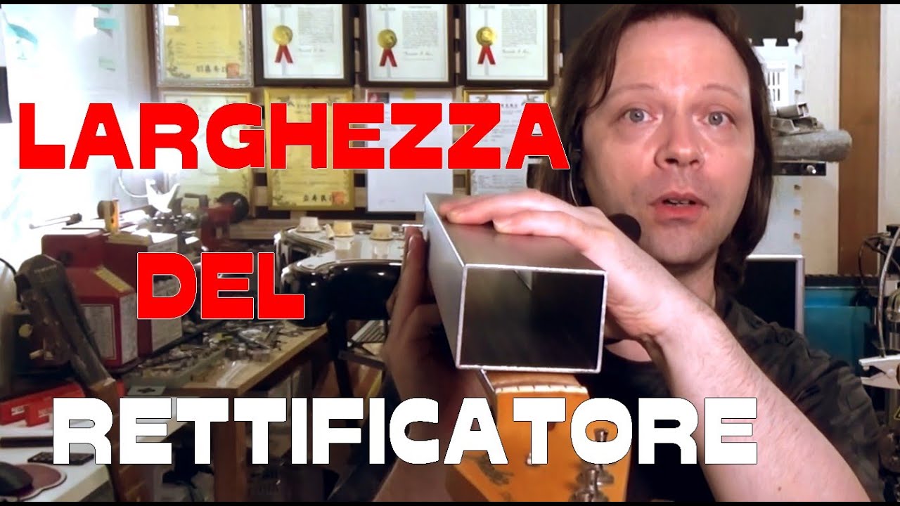 Larghezza ideale per rettificatore dei tasti