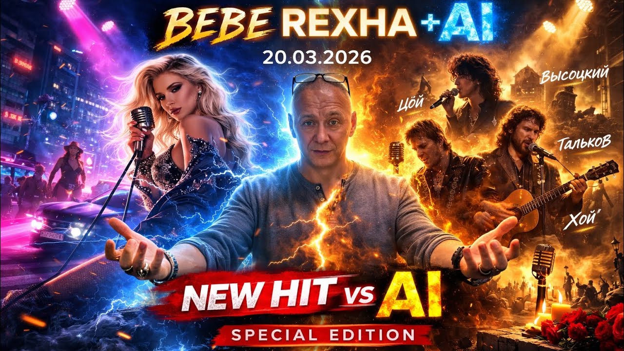 Bebe Rexha — New Religion vs AI 😱 Цой, Высоцкий… они вернулись?