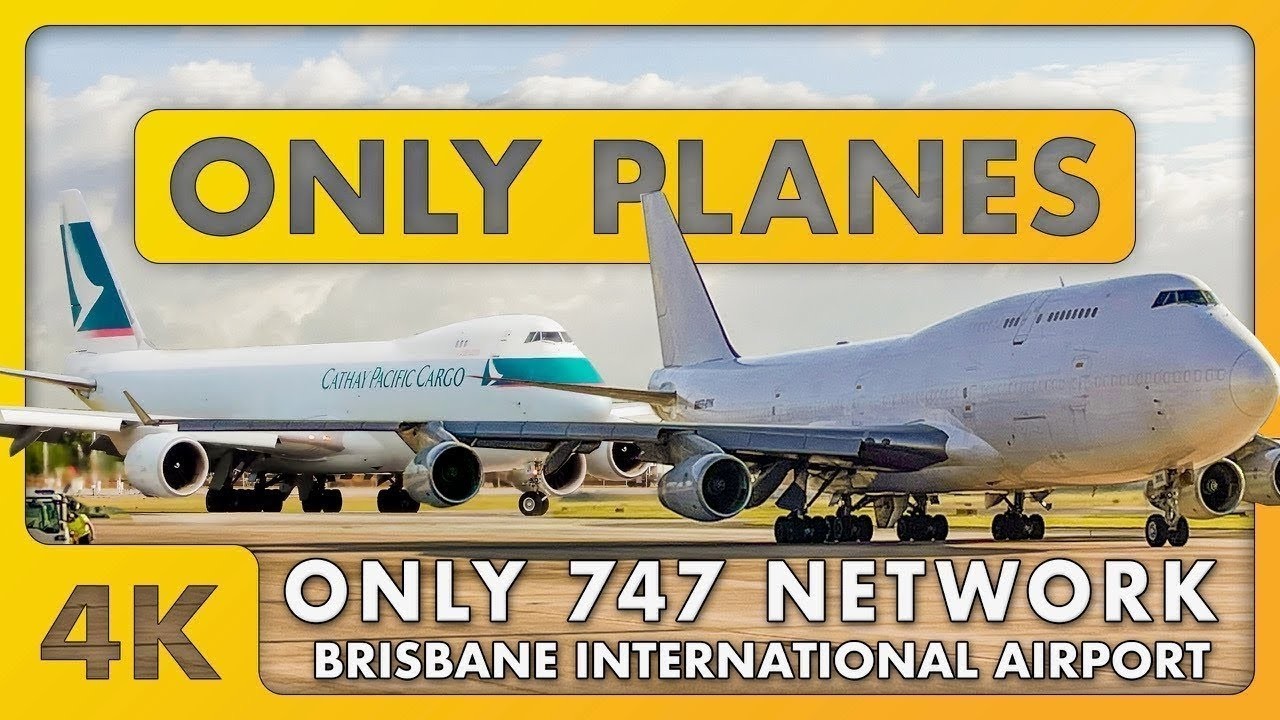 🔴 Terra Avia and Cathay 747's @ Brisbane Airport w/ James & Matty + ATC ✈️