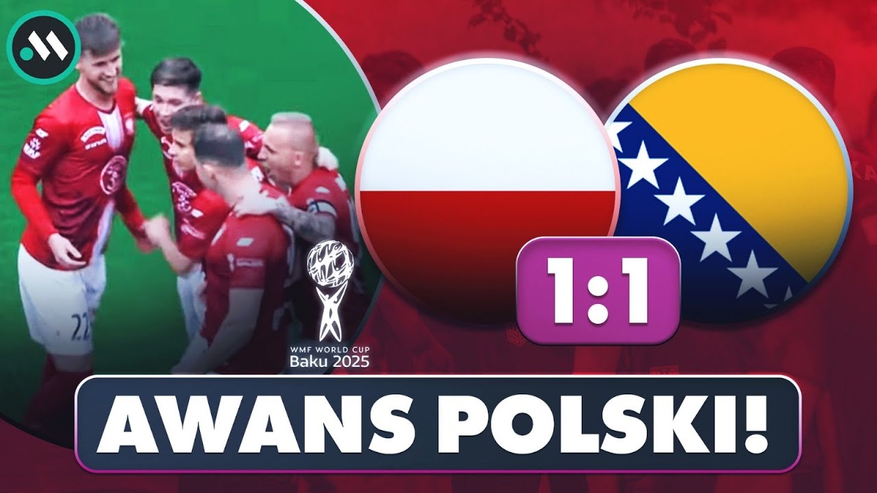 POLSKA - BOŚNIA I HERCEGOWINA 1:1: MAMY AWANS! | MISTRZOSTWA ŚWIATA W MINIFUTBOLU