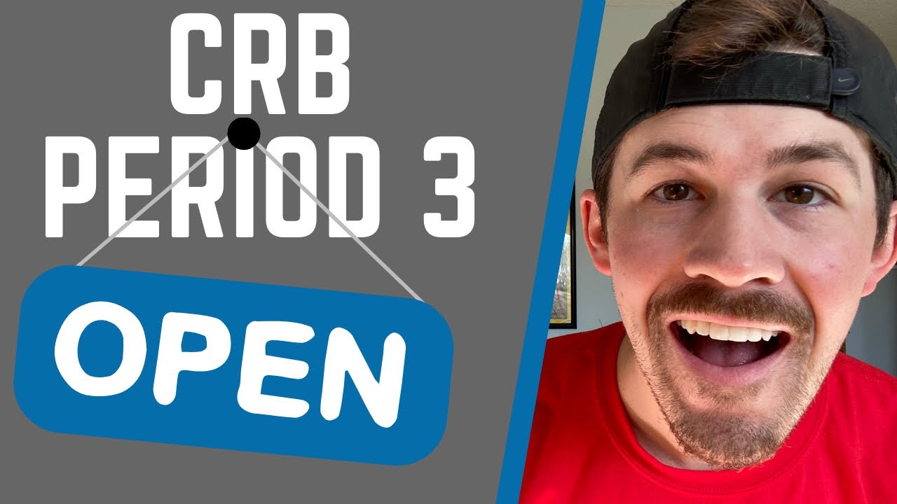 CRB UPDATE | Application 3 is OPEN!