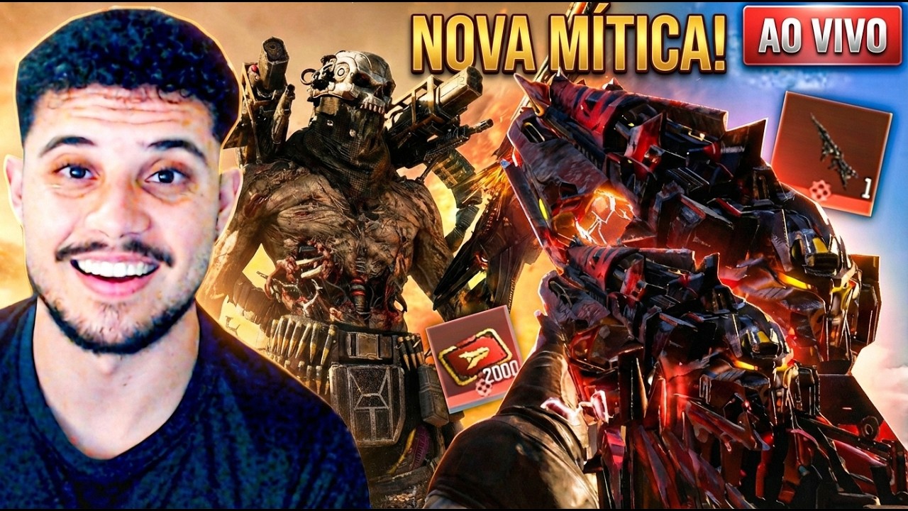 🔴ME MANDARAM a NOVA LACHMANN-556  MITICA no COD MOBILE! BORA TESTAR AO VIVOO