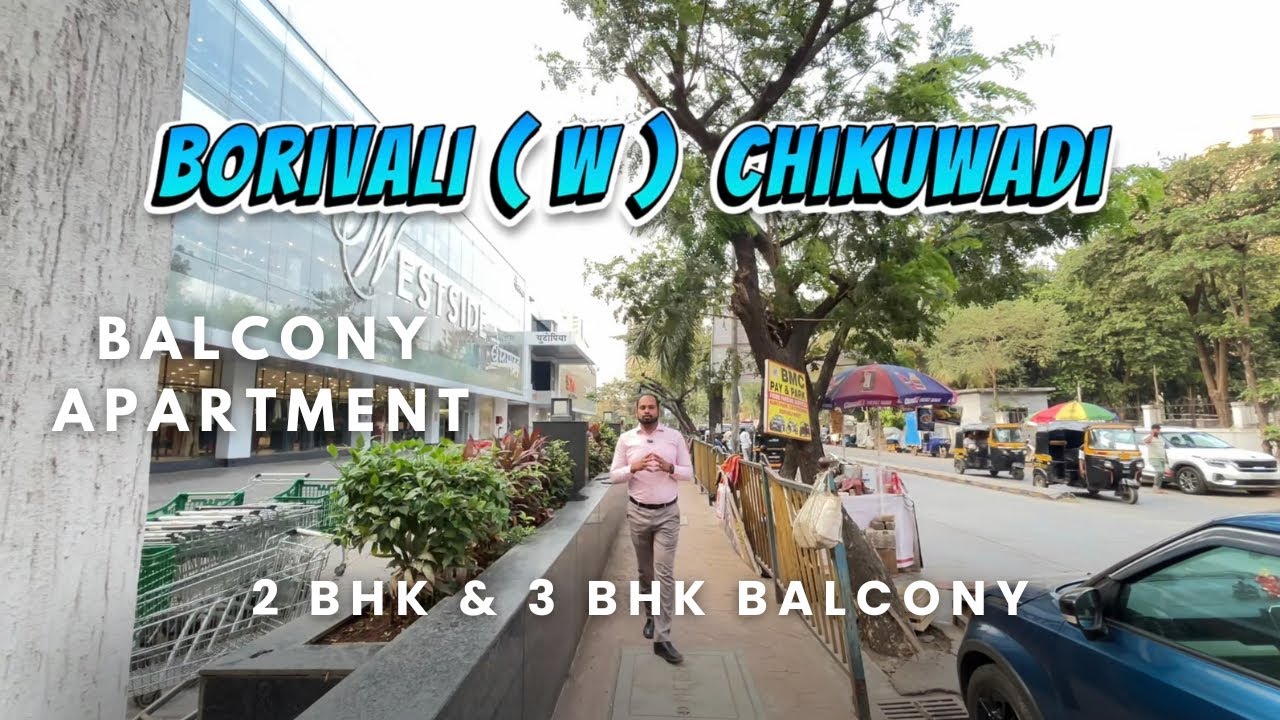 Borivali West Chikuwadi 3 BHK Balcony Apartment Nearing Possession Project 📱9082116121
