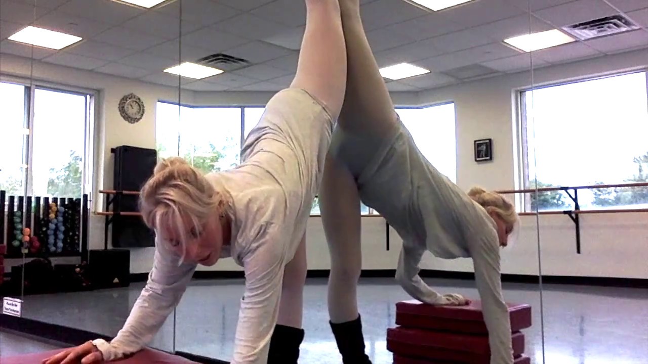 Stretches to help improve standing splits or 