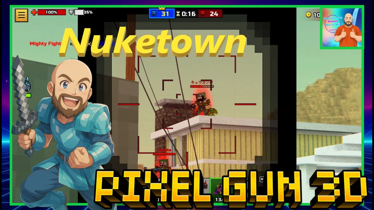 Runde 2 Nuketown ist am Start in Call of Duty nein🤔😅 Pixel Gun 3D