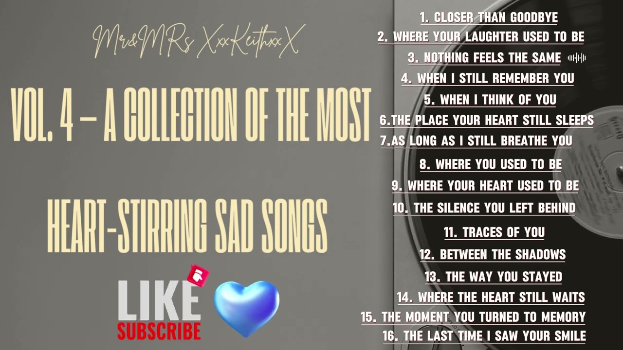 Ultimate Sad Love Songs Playlist | Heartfelt English Ballads for Heavy Nights
