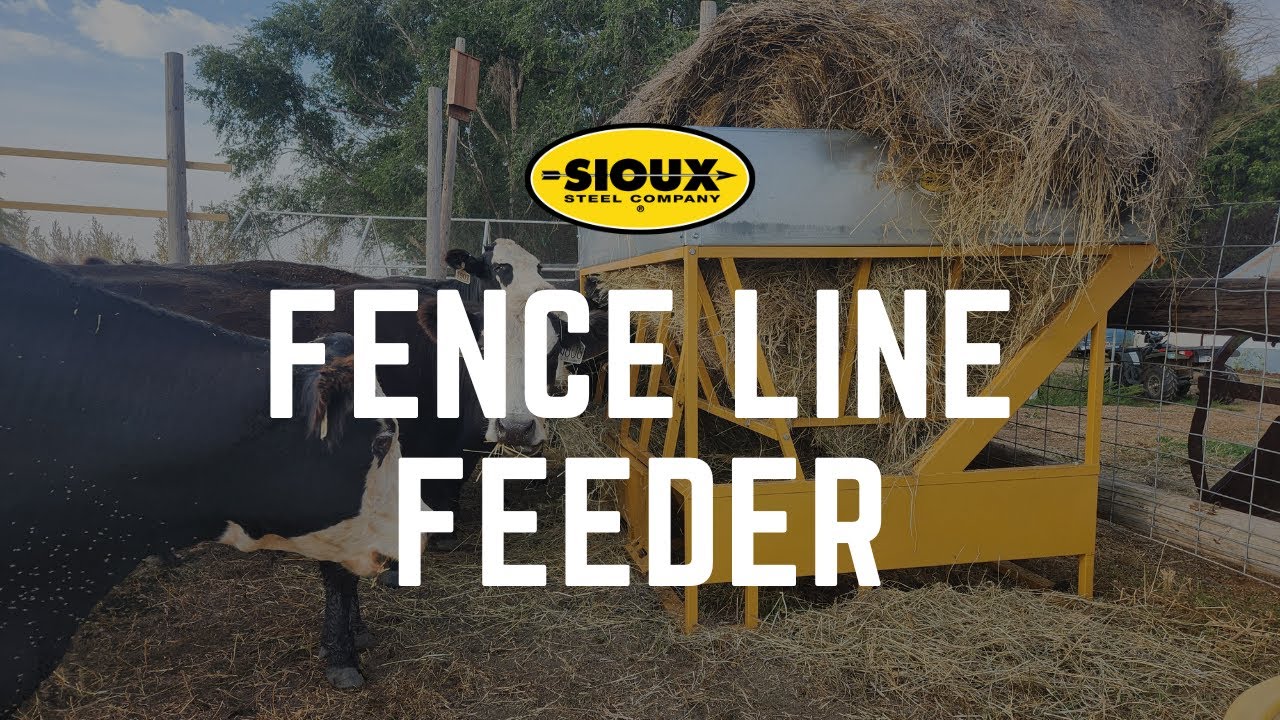 Fence Line Feeder In Use