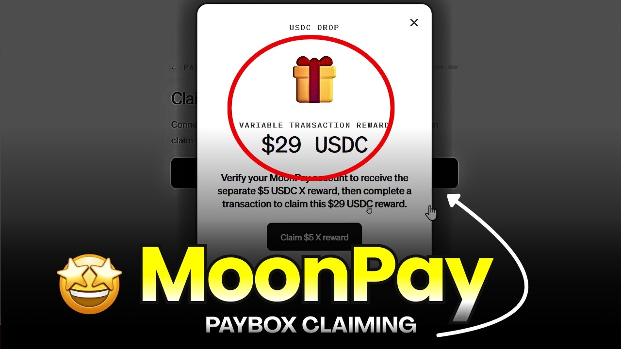 MoonPay PayBox AIRDROP CLAIMING REWARDS Full Tutorial