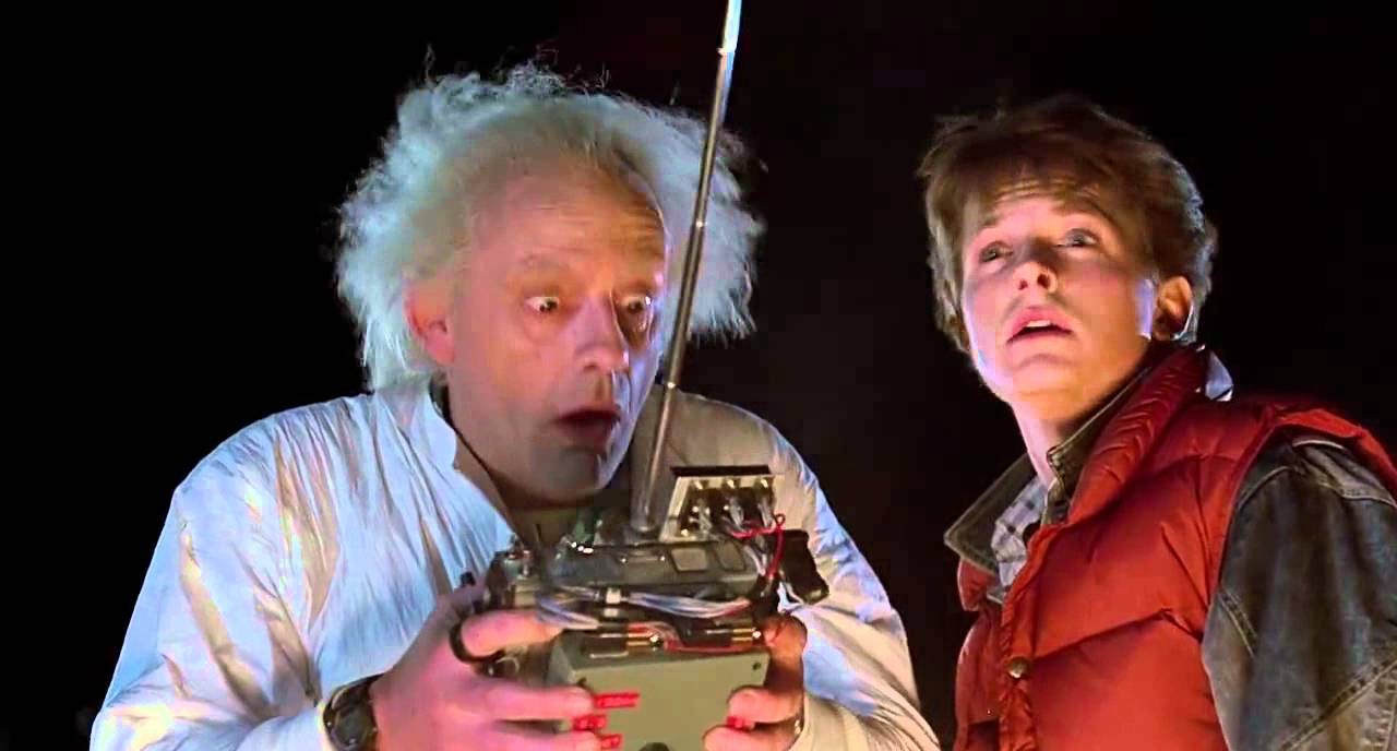 Back To The Future - 1985 - Delorean Time Machine 88 MPH [HD]