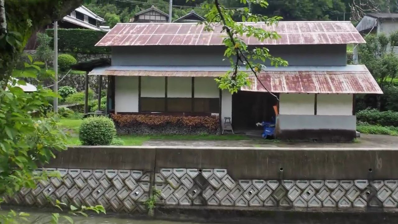 河内長野市の山間集落【田舎散歩・農村風景】（大阪府河内長野市鳩原）