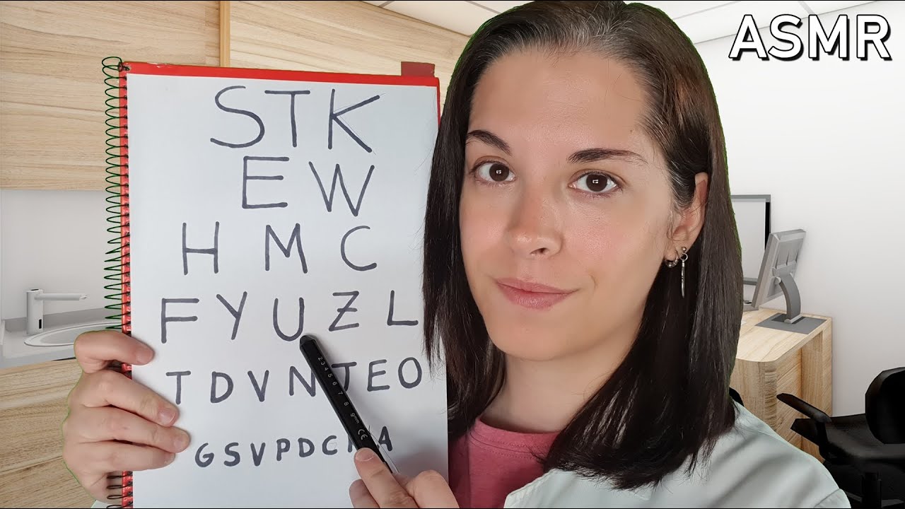 Examen de la Vista 👁️  Roleplay Oftalmólogo | ASMR Español | Alternative ASMR