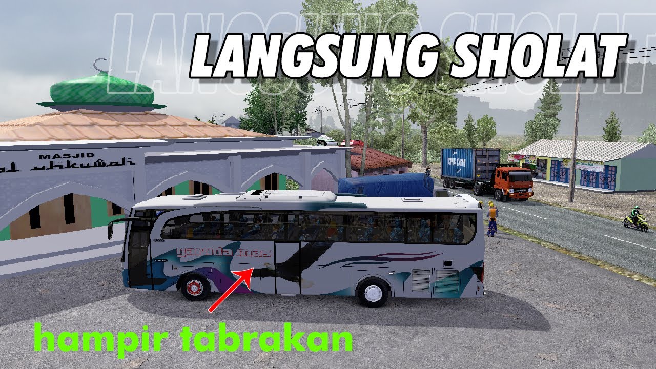 HAMPIR TABRAKAN! 🔥 Trip Pagi Bus Garuda Mas Single Glass Di jalur Subang | Bis Garuda Gagal Nyalip