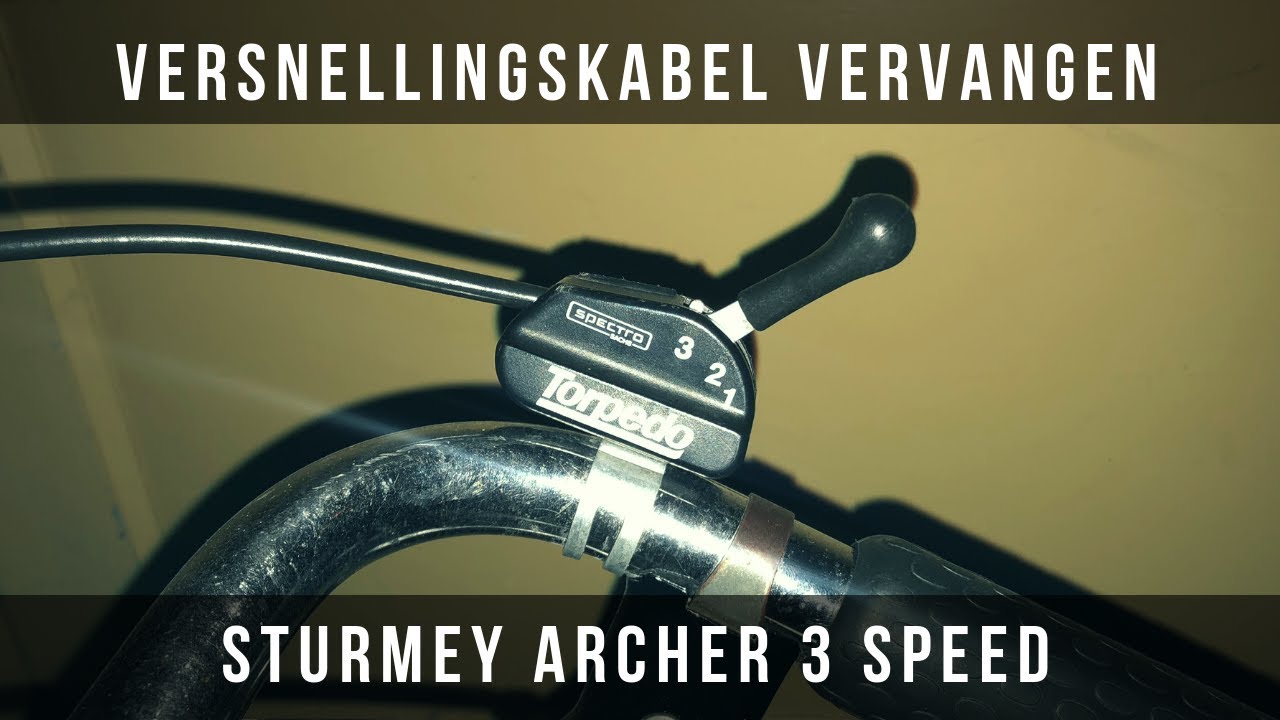 Versnellingskabel vervangen oude fiets - Sturmey Archer 3 speed