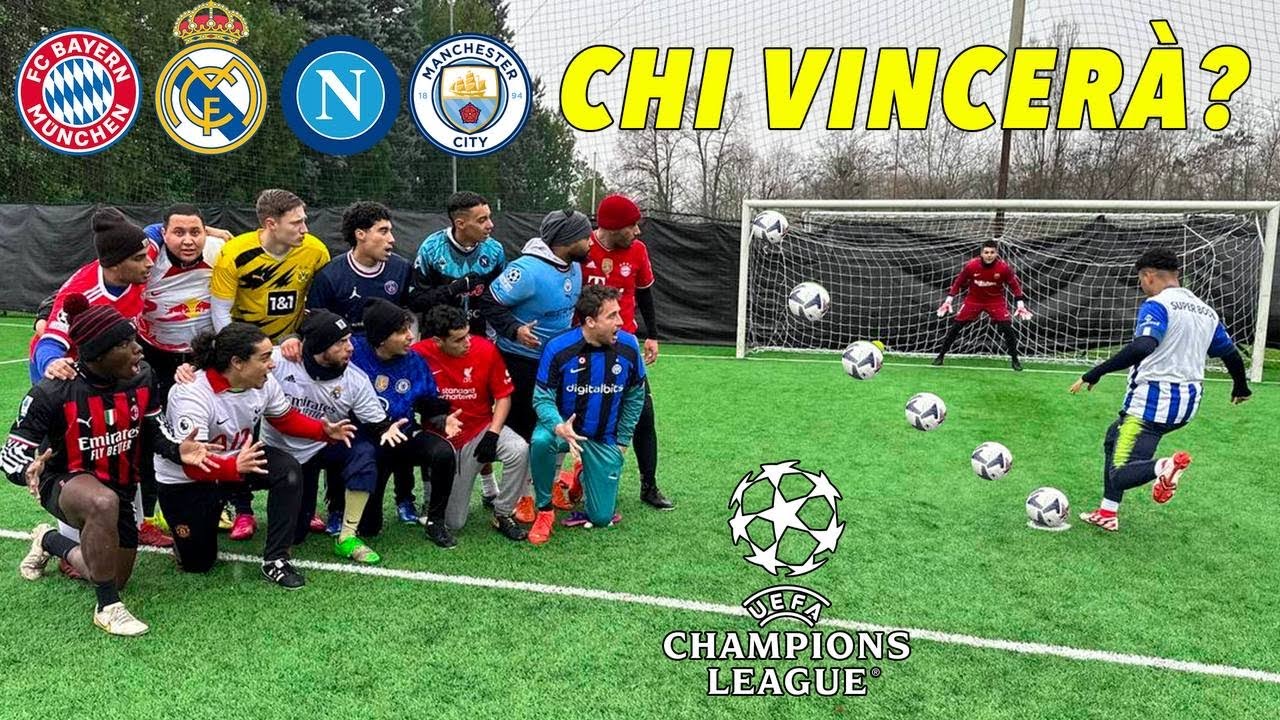⚽️RIGORI CHALLENGE DI CHAMPIONS League *chi vincerà?