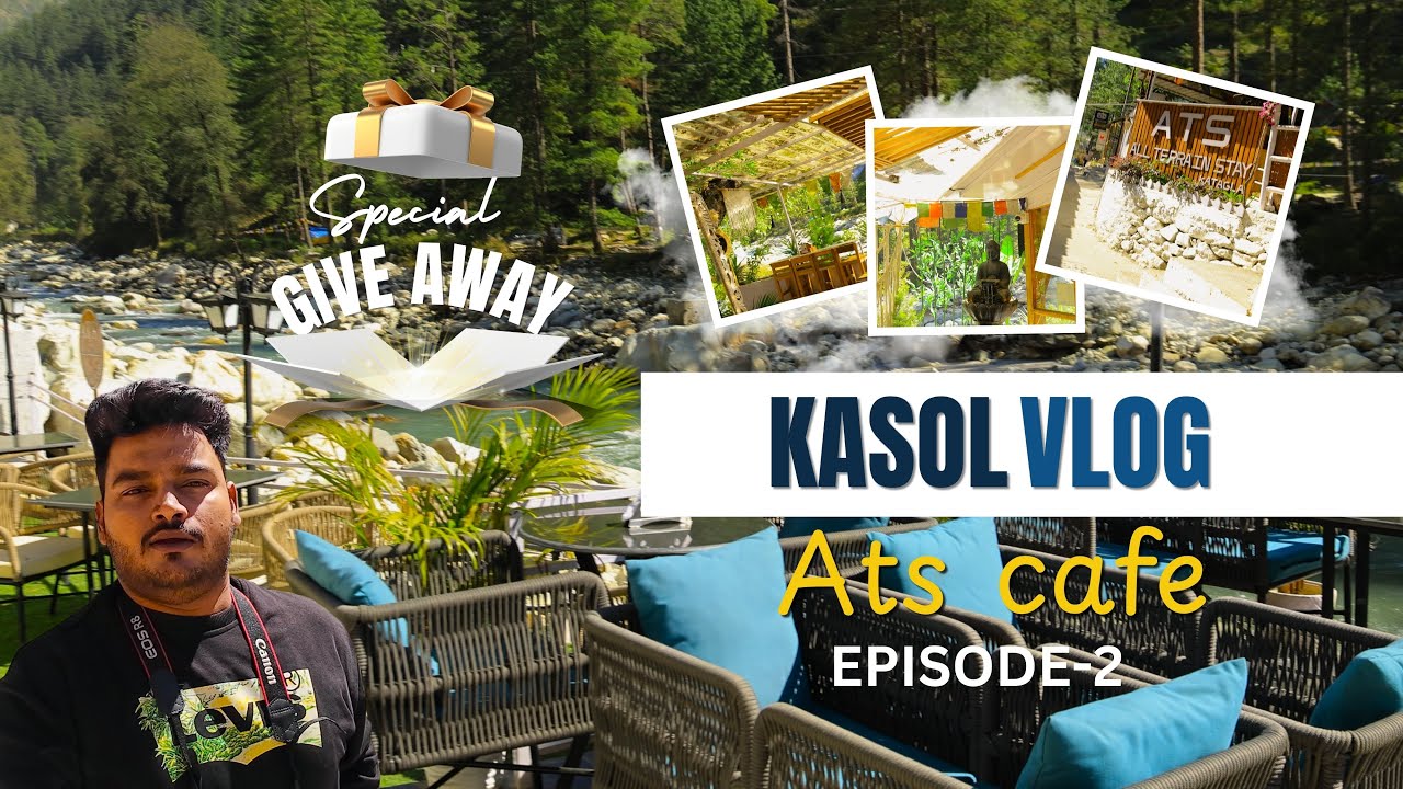 Kasol episode 2 | Chalal village trek to ats cafe  #ats #kasol #atskasol #chalal #village #giveaway