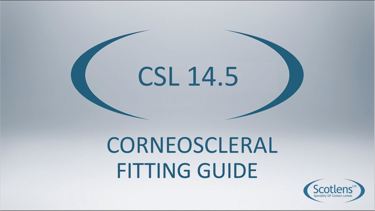 Corneoscleral Fitting Guide | Scotlens Custom Fit Contact Lenses