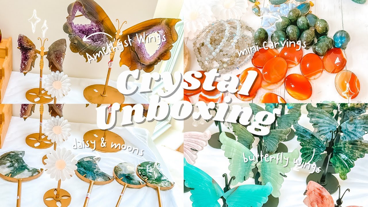 Crystal Unboxing Haul Part 2 (September 2023) #crystal #crystalshop #smallbusiness