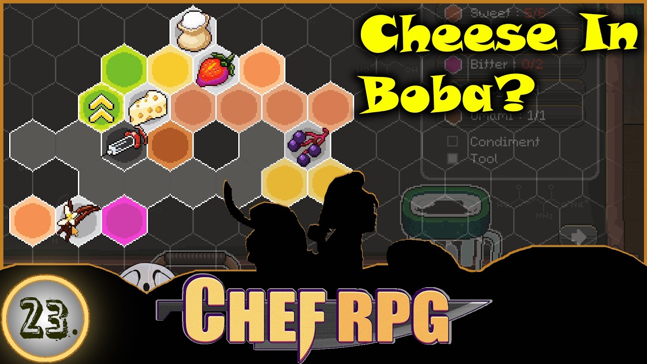 Cheese In A Boba Drink? Completing A Row of Flavours, And Which Ingredient? - (Chef RPG Part 23)