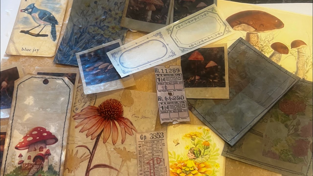 Wax dipped photos // junk journal ideas