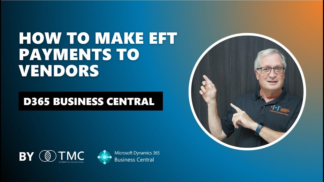 Как совершать электронные платежи поставщикам в Microsoft Dynamics 365 Business Central