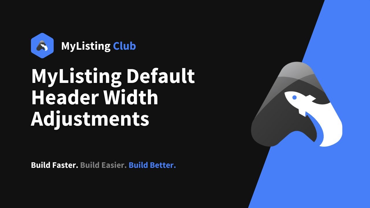 MyListing Tutorial: MyListing Default Header Width Adjustments