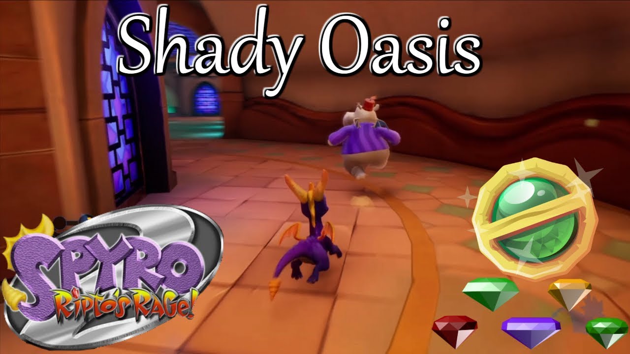 Spyro Reignited Trilogy: Shady Oasis Walkthrough: Gems, Orbs, & Talisman