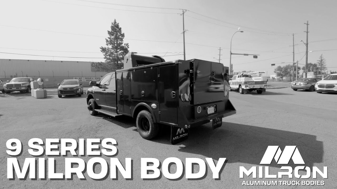 9 Foot All Aluminum Milron Service Body | Milron Truck Body