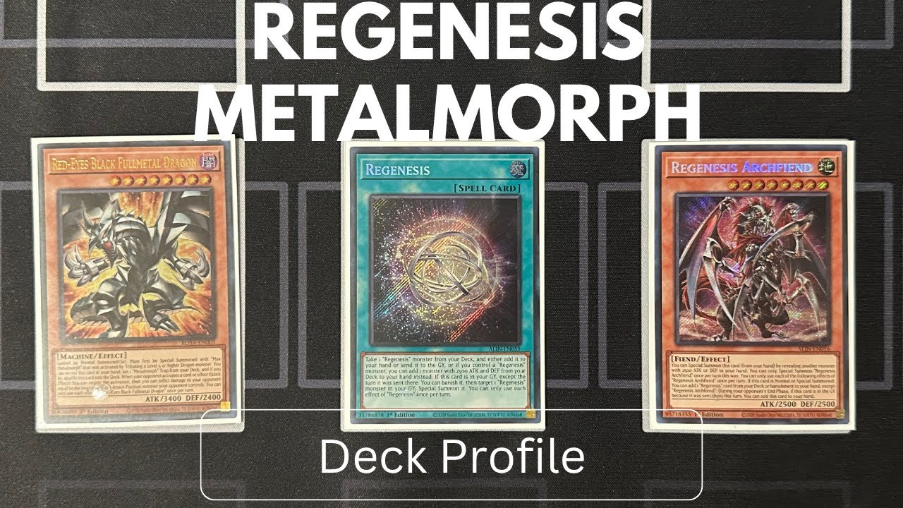 Regenesis Metalmorph Deck Profile (w/ Side Deck & Combo Guide)