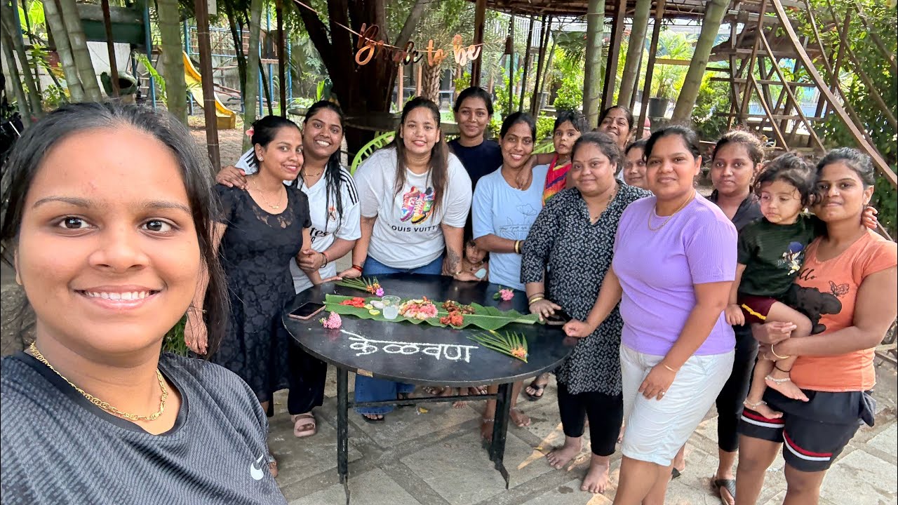 फार्म मद्ये केलं माझं केळवण 😍॥ बघा सर्वांनी किती आणि कशी केली मज्जा🥳