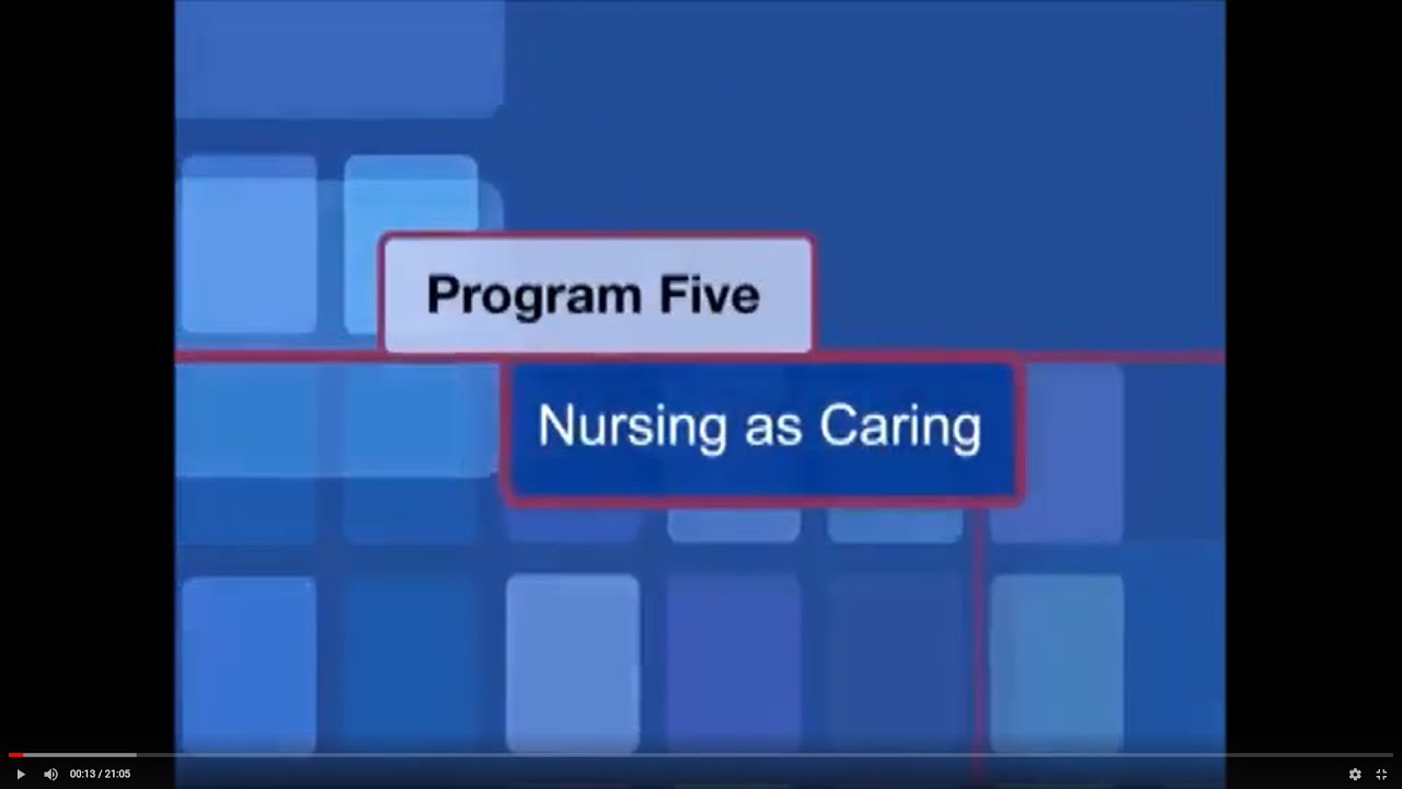 Boykin and Schoenhofer on the Theory of Nursing As Caring