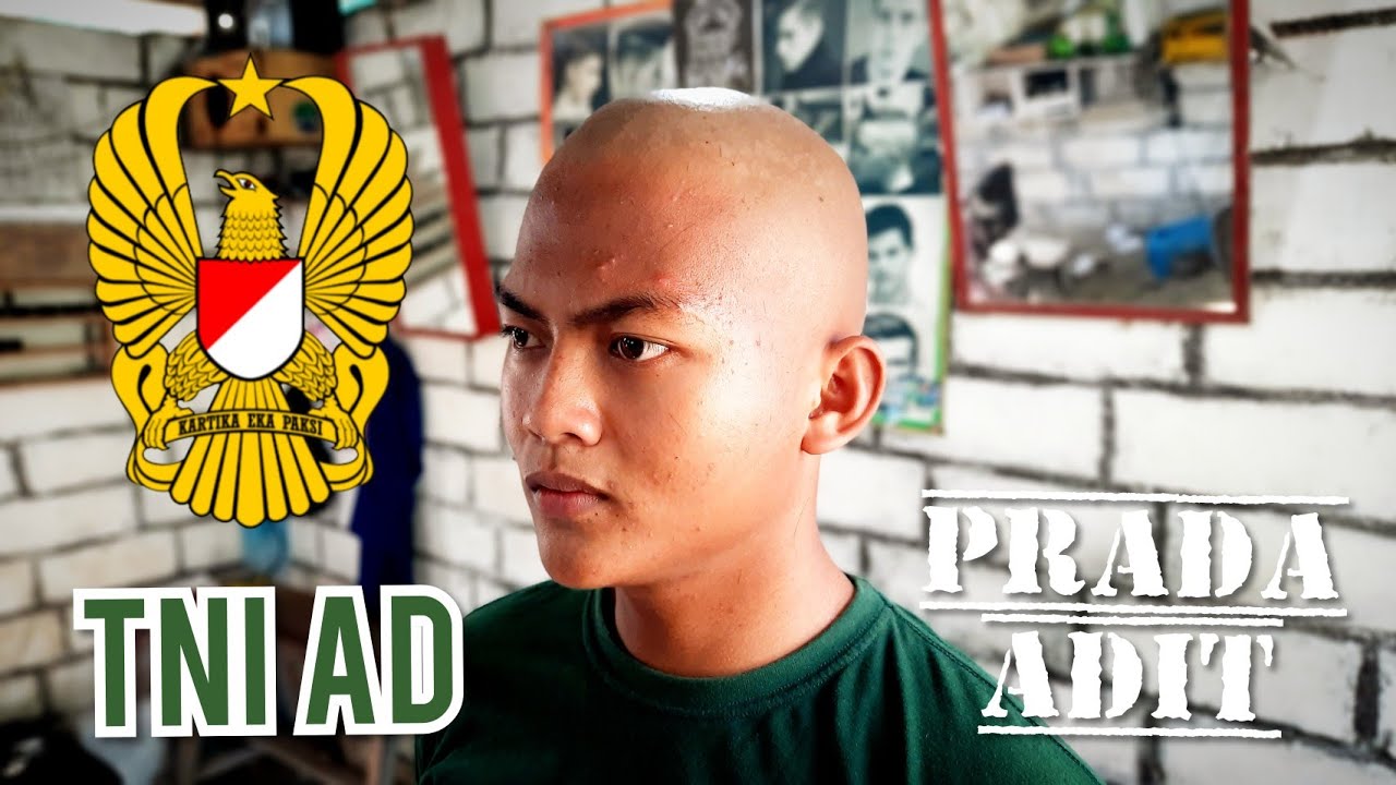 PANGKAS BOTAK LICIN MENJELANG PENDIDIKAN TAMTAMA PK TNI AD 2020 ||| Prada ADIT
