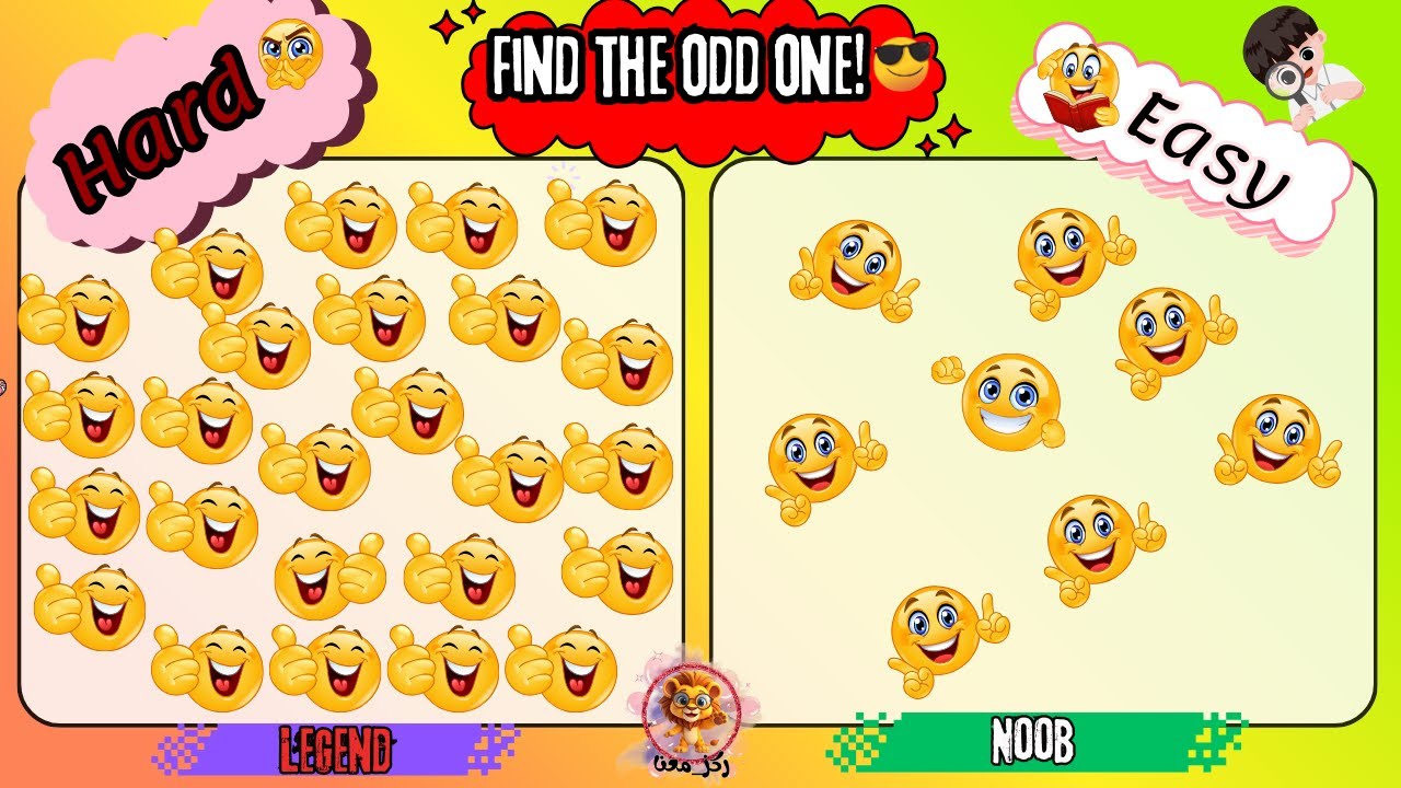 Find the Odd One Out: Emoji Puzzle! (Only 1% Can Win)